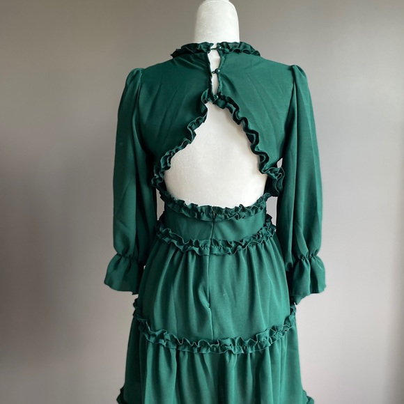 🔹New🔹Open Back Ruffle Dress - Picture 9 of 10